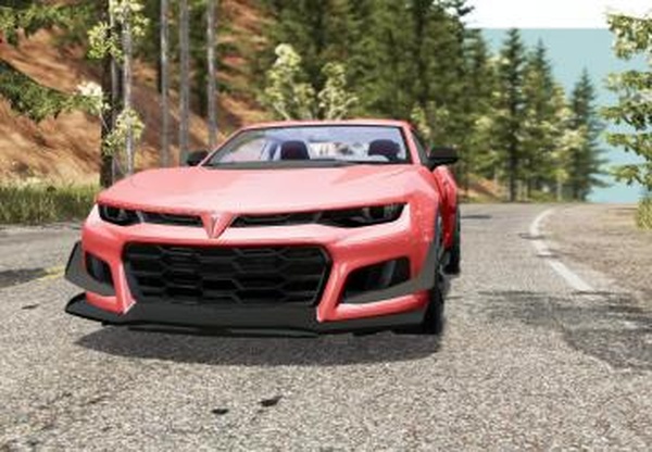 Rebadged Camaro - Pontiac TransAMверсия 1.0 для BeamNG.drive (v0.24)