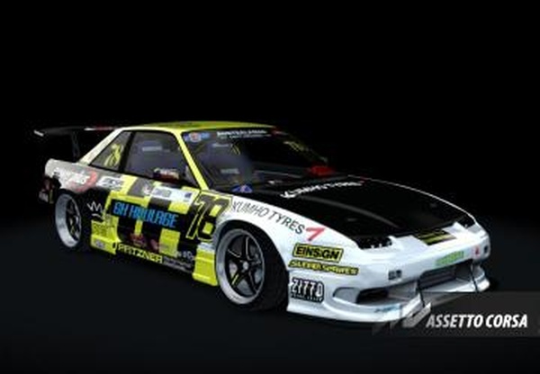 ADC Nissan S13 Onevia DC#78 Compверсия 0.9 для Assetto Corsa
