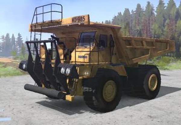 Карьерный Komatsuверсия 01 для Spintires: MudRunner (v10.06.19)