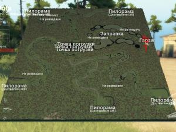 Карта «Болота»версия 1.1 для SpinTires (v03.03.16)