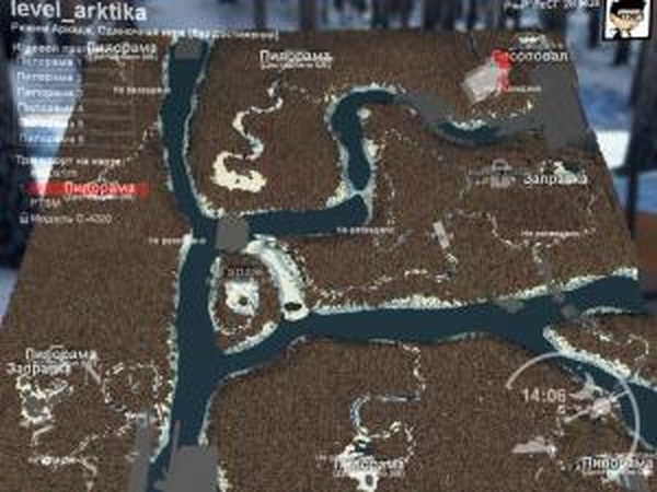 Карта «Зима в тайге»версия 1.0 для SpinTires (v03.03.16)