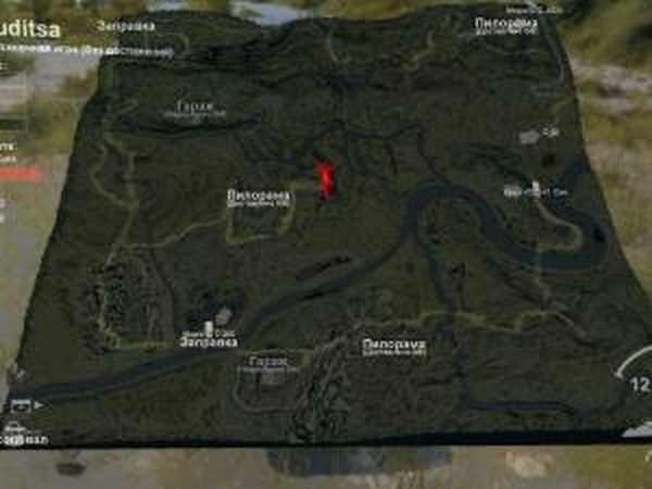 Карта  «Рудица»версия 1.0 для SpinTires (v03.03.16)