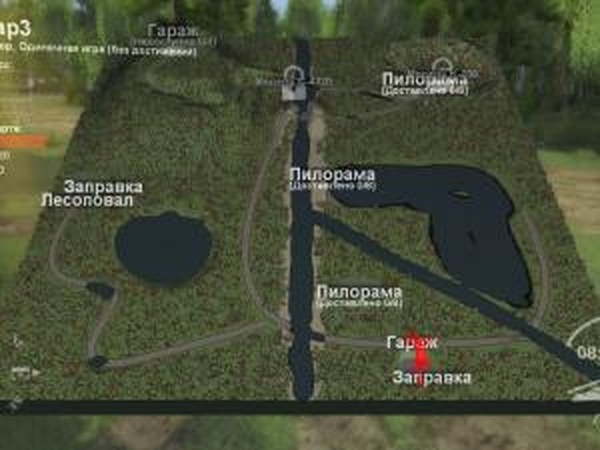 Карта «Map3»версия 1.0 для SpinTires (v03.03.16)