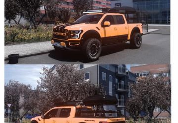 Ford Raptor Mega Modверсия 1.1 для Euro Truck Simulator 2 (v1.45.x)