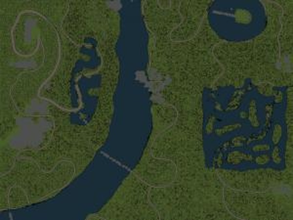 Карта «Домик рыбака»версия 1.0 для SpinTires (v03.03.16)