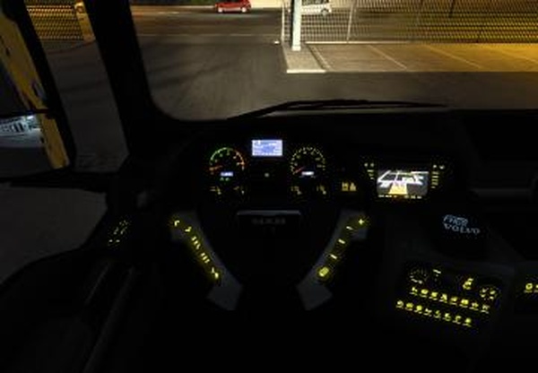 Подсветка приборов Yellow для MAN TGXверсия 1.0 для Euro Truck Simulator 2 (v1.45.x.)