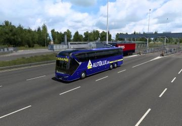 Скин Автолюкс для Neoplan New Tourliner 2021v1.0 для Euro Truck Simulator 2 (v1.45)
