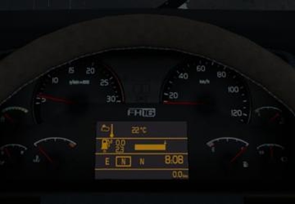 Набор подсветок бортовиков Volvo FH16 2009v1.1 для Euro Truck Simulator 2 (v1.45.x)