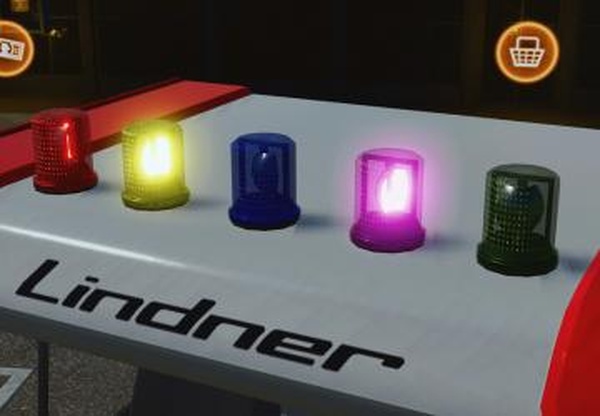 Colored Beaconlights (Prefab*)версия 1.0.0.0 для Farming Simulator 2019 (v1.7.x)