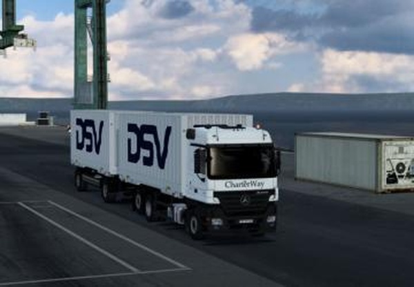 Swap Body Carrier Chassis for Mercedes MP1/MP2v1.2 для Euro Truck Simulator 2 (v1.45.x)