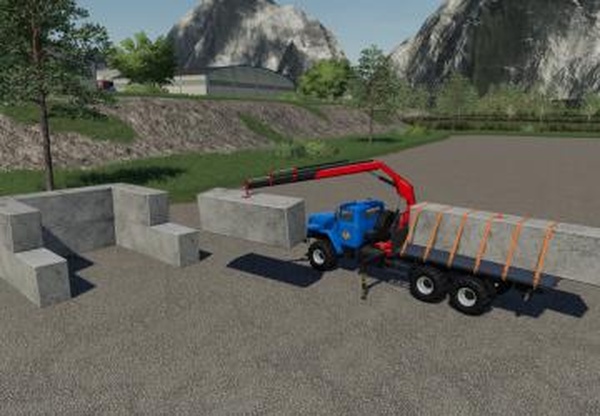 Concrete Blocks Packверсия 1.0.0.0 для Farming Simulator 2019