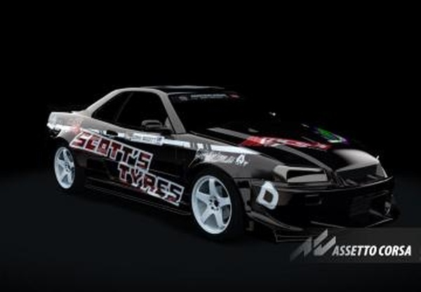ADC Nissan R34 Compверсия v0.9 для Assetto Corsa