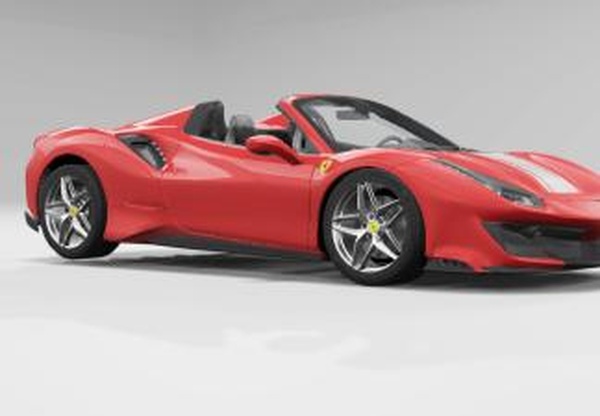 2019 Ferrari 488 Pista Spyderверсия 1.0 для BeamNG.drive (v0.23.x)
