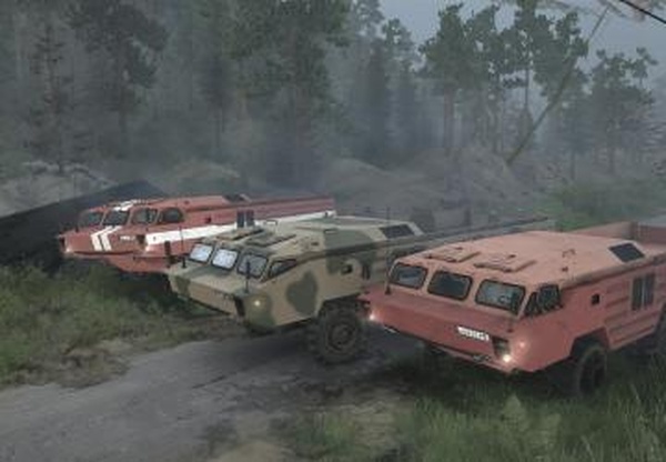 БАЗ-5921/5922версия 1.0 для Spintires: MudRunner (v10.06.19)