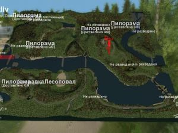 Карта «Razliv»версия 1.1 для SpinTires (v03.03.16)