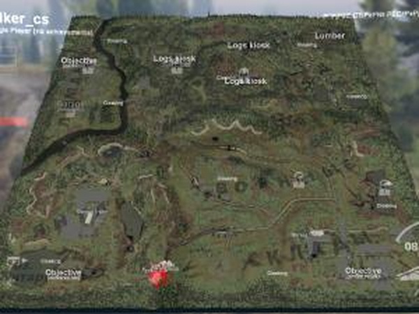 Карта «Тени Чернобыля 2»версия 1.1 для SpinTires (v03.03.16)