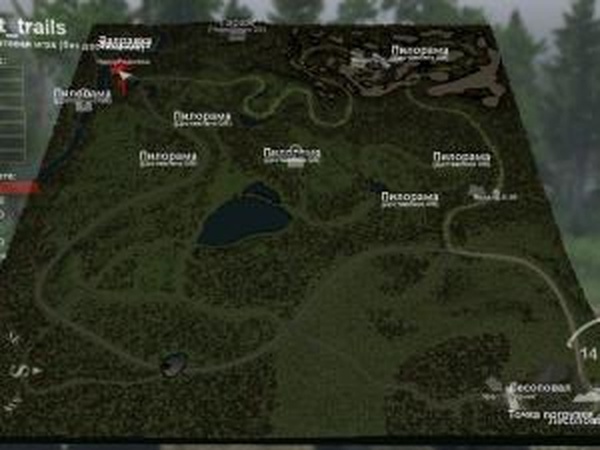 Карта «Потерянный маршрут»версия 1.0 для SpinTires (v03.03.16)