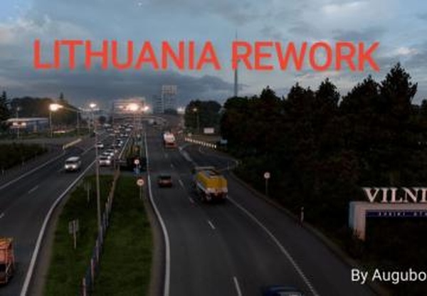 Переработанная Литваверсия 2.0 для Euro Truck Simulator 2 (v1.45.x)