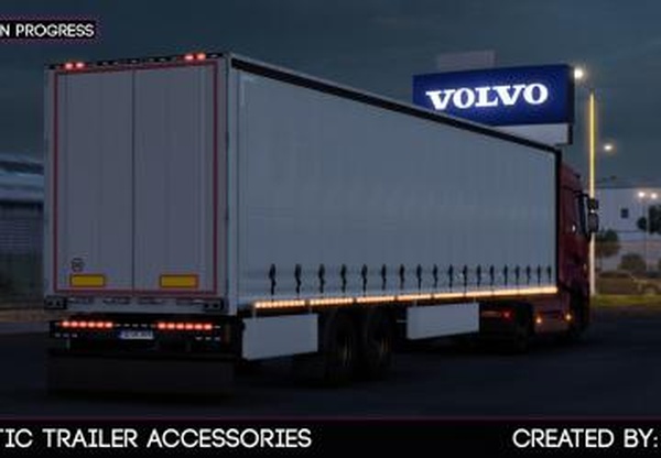 Virotic Trailer Accessoriesверсия 2.0 для Euro Truck Simulator 2 (v1.45x)