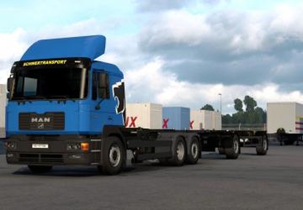 Alternative Swap Body Addon For MAN F2000v1.0 для Euro Truck Simulator 2 (v1.45.x)