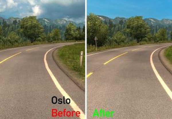 Hi-Res Roadsверсия 1.2 для Euro Truck Simulator 2 (v1.45.x)