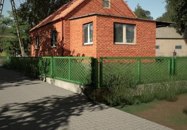 Polish Metal Fence (Prefab*)версия 1.0.0.0 для Farming Simulator 2019 (v1.7.x)