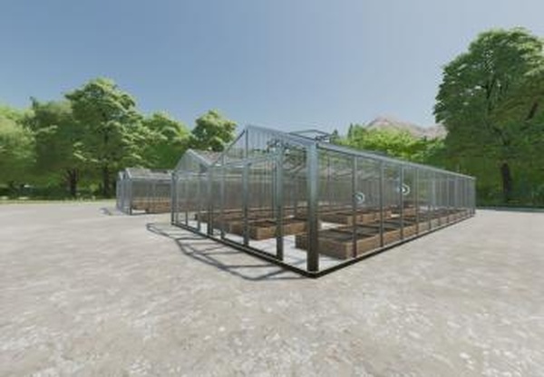 Greenhouse for crops from the Premium DLCv1.0.0.0 для Farming Simulator 2022