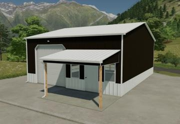 32x40 shed with porchверсия 1.0.0.0 для Farming Simulator 2022