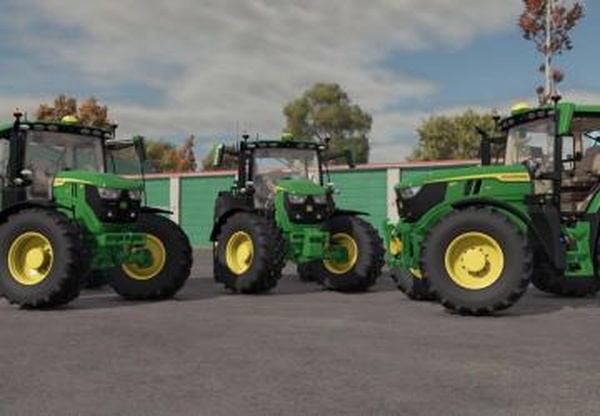 John Deere 6R Medium Frame Gen2версия 1.0.0.0 для Farming Simulator 2025
