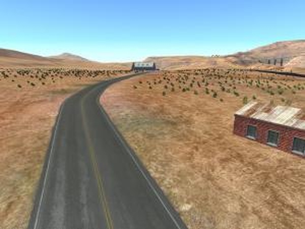 Карта «Desert Highway»версия 2021.12.26 для BeamNG.drive (v0.24)