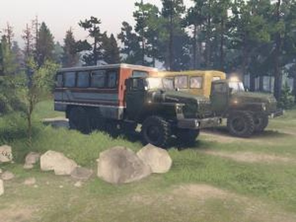 Урал-432010 + аддоны для Урал-4320версия 1.1 для SpinTires (v03.03.16)