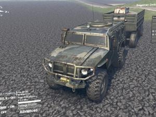 Газ «Тигр» SGSверсия 1.0 для SpinTires (v03.03.16)
