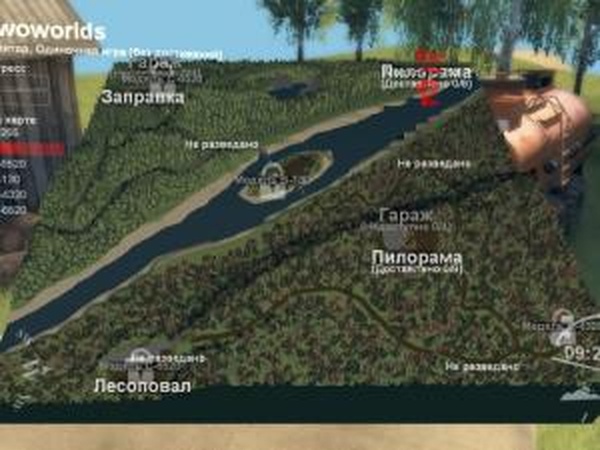 Карта «Два мира»версия 1.0 для SpinTires (v03.03.16)