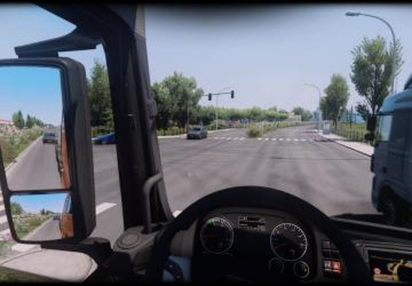 Царапины на лобовом стеклеверсия 2.2 для Euro Truck Simulator 2 (v1.45.x)