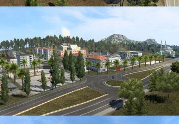 Diyarbakir Mapверсия 2.0 для Euro Truck Simulator 2 (v1.45.x)