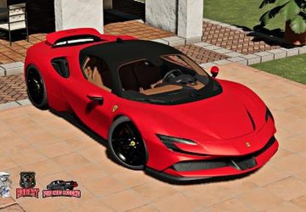 Ferrari SF90 Stradale 2020версия 1.0.0.0 для Farming Simulator 2019 (v1.7.x)