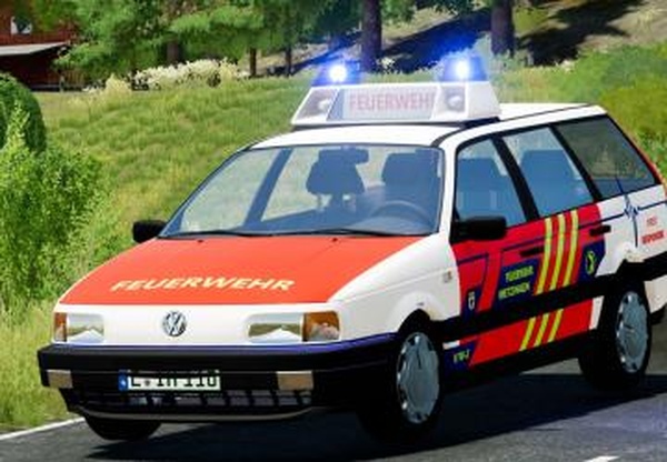 Volkswagen Passat B3 First Responderверсия Beta для Farming Simulator 2022