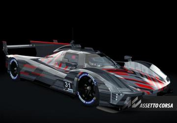 Cadillac V-LMDh 2023версия 0.8 для Assetto Corsa