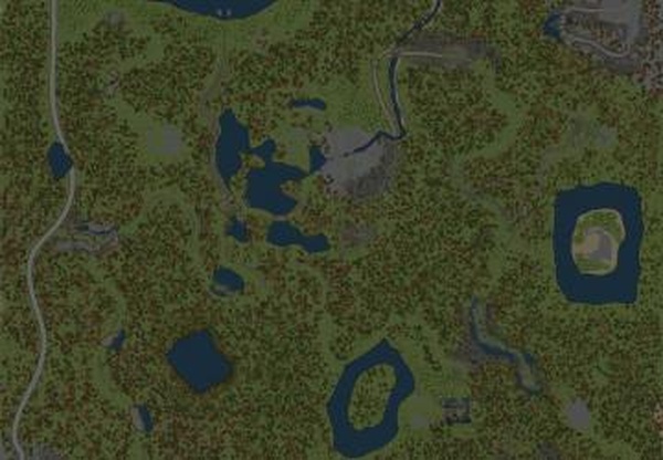 Карта «Голубые ели»версия 1 для Spintires: MudRunner (v10.06.19)