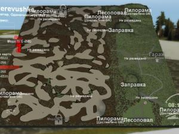 Карта «Деревушка»версия 1.0 для SpinTires (v03.03.16)