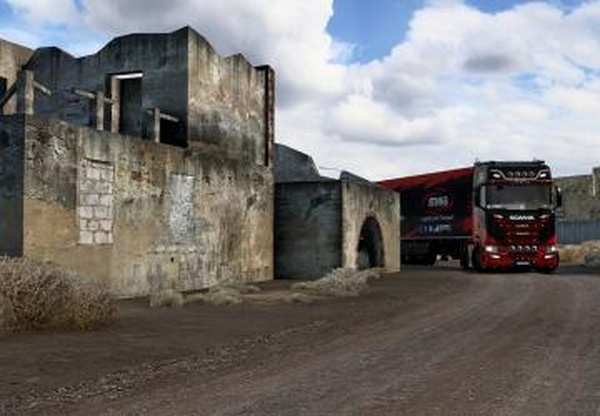 Red Sea Mapверсия 1.4.2 для Euro Truck Simulator 2 (v1.45.x)
