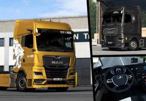 MAN TGX GS 18.510 с прицепамиверсия 1.1 для Euro Truck Simulator 2 (v1.44.x)