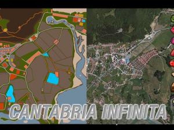 Карта «Cantabria Infinite»версия 1.7.0.4 для Farming Simulator 2017 (v1.5.1)