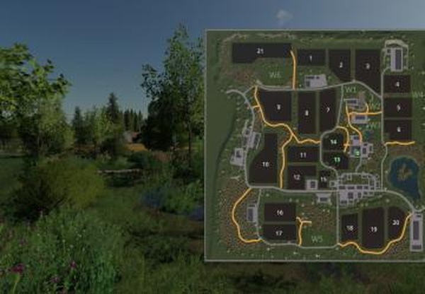 Карта «Oberkrebach»версия 1.0.0.5 для Farming Simulator 2019 (v1.7.x)