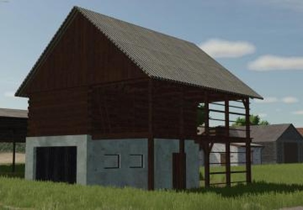 Garage with shelterверсия BETA для Farming Simulator 2025