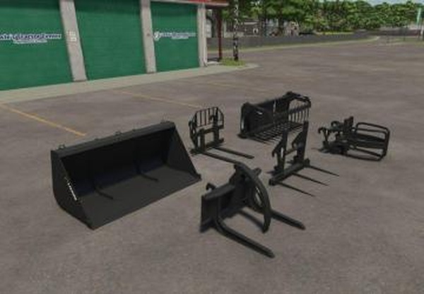 Telehandler Tools With Cameraверсия 1.0.0.0 для Farming Simulator 2025