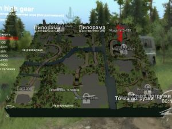 Карта «На одном дыхании»версия 1 для SpinTires (v03.03.16)