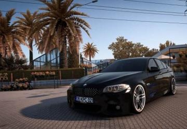 BMW 5 Series F10 M-Sportверсия 1.3 для Euro Truck Simulator 2 (v1.45.x)