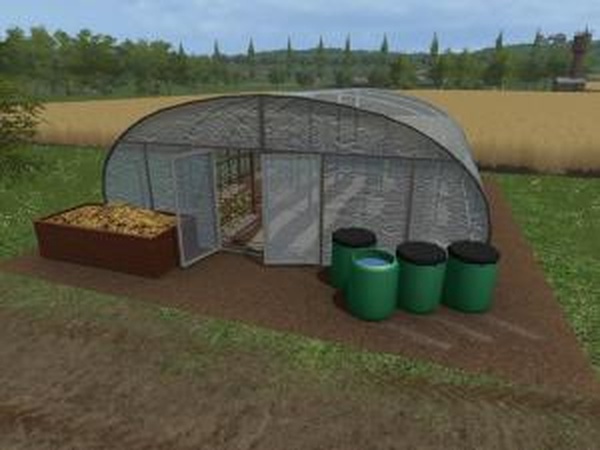 Пластмассовая теплица (огурец)версия 1.0.0.0 для Farming Simulator 2017 (v1.5.1)