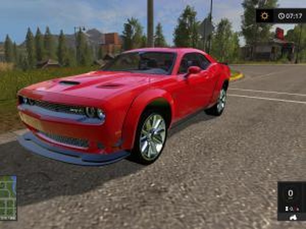 Dodge Challenger SRT Hellicatверсия 1.0 для Farming Simulator 2017 (v1.5.1)